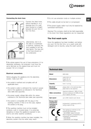 User manual Indesit IWD 6085 (English 